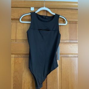 Aqua black bodysuit